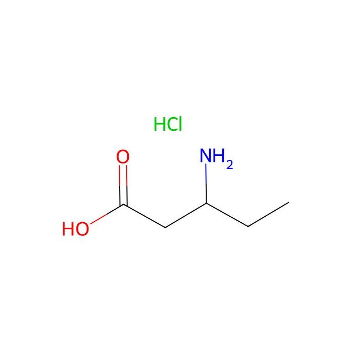 3-Aminopentanoic acid--hydrogen chloride (1/1)