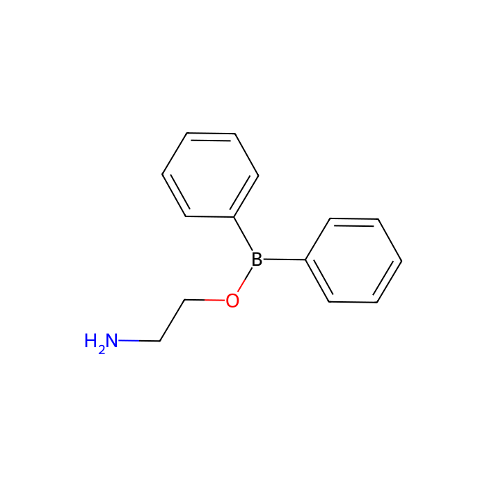 二苯基硼酸-2-氨基乙酯 (2-APB), TRPC1 的通道阻断剂;TRPC3 的通道阻断剂;TRPC4 的通道阻断剂;TRPC5 的通道阻断剂;TRPC6 的通道阻断剂;TRPC7 的通道阻断剂;TRPM2 的通道阻断剂;TRPM3 的门控抑制剂；TRPM6 的激活剂;TRPM7 的激活剂;TRPM7 的通道阻断剂;TRPM8 的通道阻断剂;TRPV1 的激活剂;TRPV1 的通道阻断剂;TRPV2 的激活剂;TRPV3 的激活剂;TRPV6 的激活剂