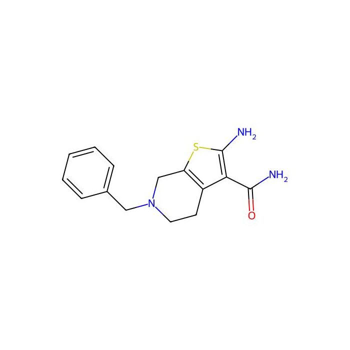 2-Amino-6-benzyl-4,5,6,7-tetrahydrothieno[2,3-c]pyridine-3-carboxamide