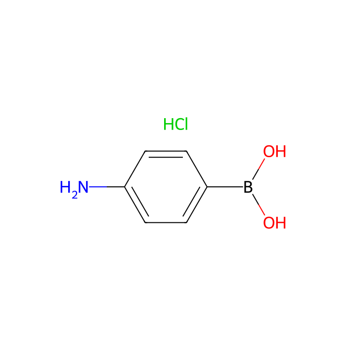 4-氨苯基硼酸盐酸盐(含有数量不等的酸酐)