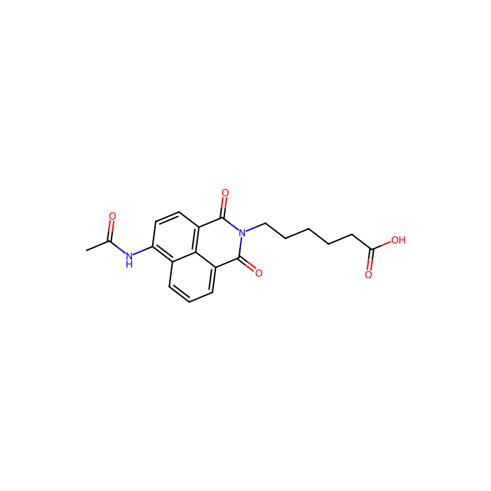 6-(4-乙酰胺基-1,8-萘酰胺基)己酸