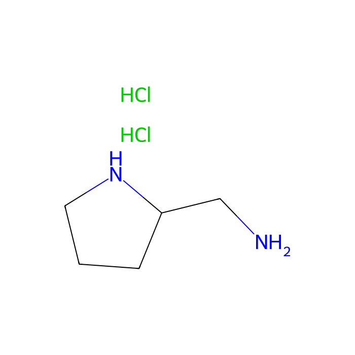 R-2-氨甲基吡咯烷二盐酸盐