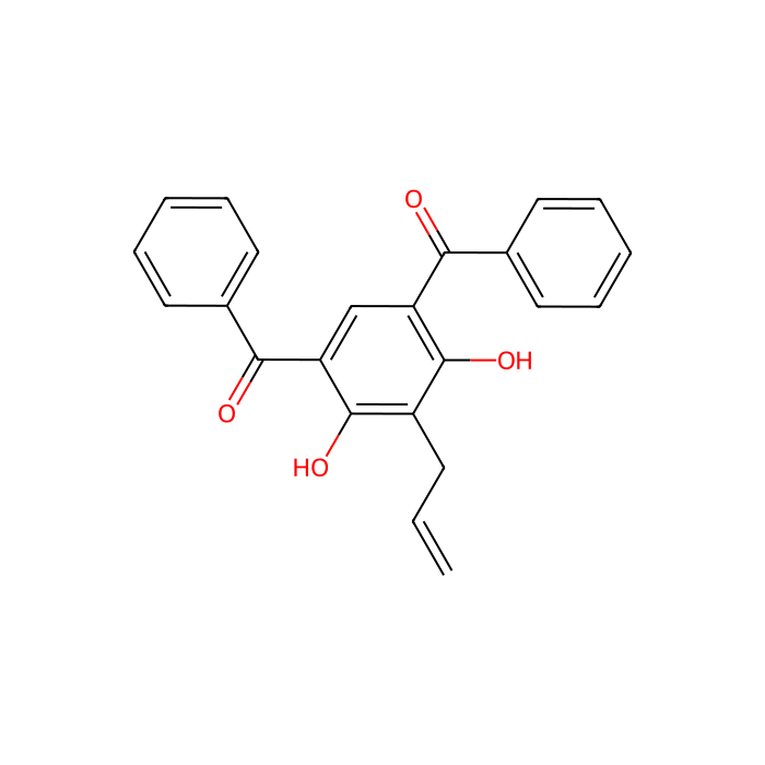 2-丙烯基-4,6-联苯甲酰间苯二酚醇