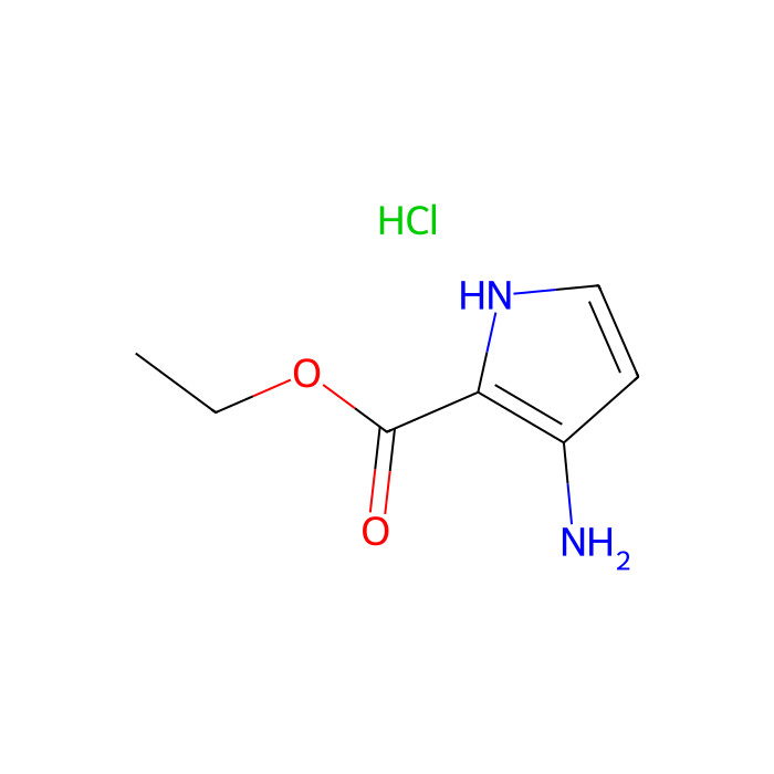 3-氨基-2-乙氧羰基吡咯盐酸盐