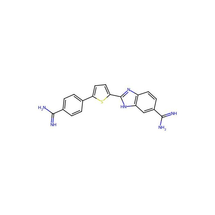 2-(5-{4-[Amino(imino)methyl]phenyl}-2-thienyl)-1H-benzimidazole-6-carboximidamide dihydrochloride