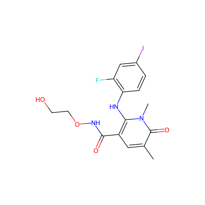 AZD8330,变构MEK抑制剂, 双特异性丝裂原活化蛋白激酶激酶 2 抑制剂