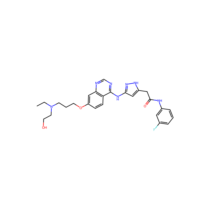 Barasertib (AZD1152-HQPA),Aurora B激酶抑制剂, 极光激酶 B 抑制剂