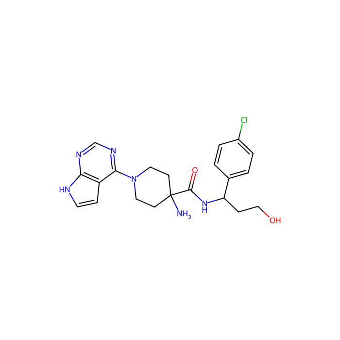 AZD5363,泛泛AKT抑制剂, 丝氨酸/苏氨酸蛋白激酶 AKT 抑制剂