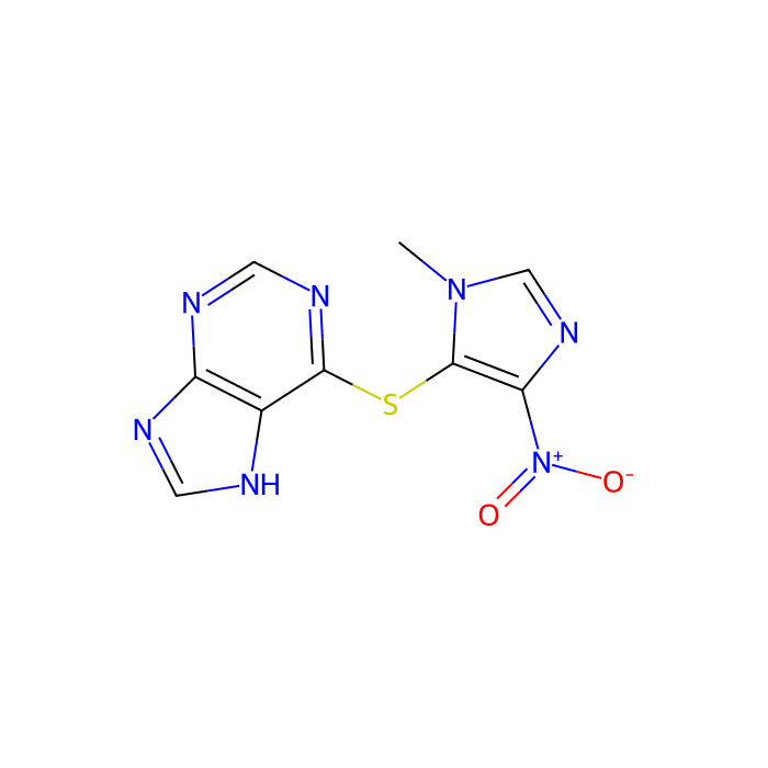 硫唑嘌呤, DNA 抑制剂