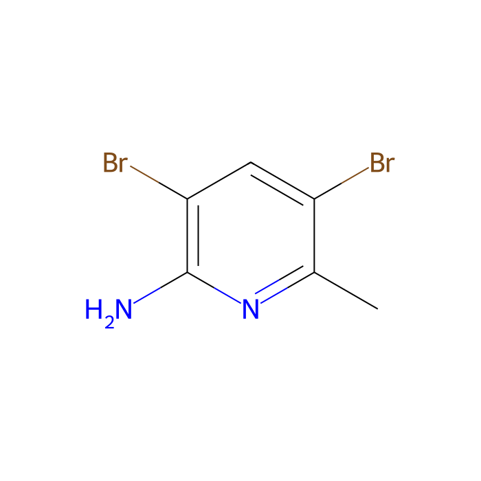 2-氨基-3.5-二溴-6-甲基吡啶