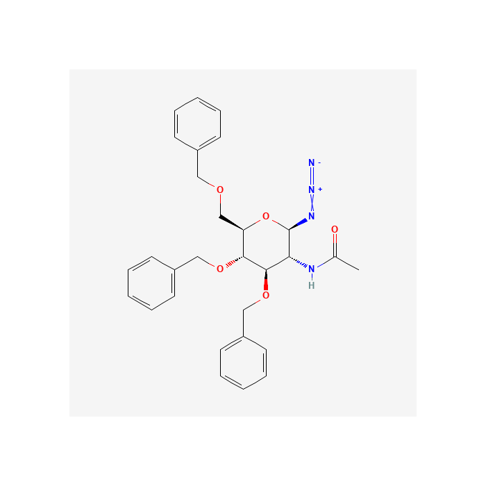 2-乙酰氨基-3,4,6-三-O-苄基-2-脱氧-β-D-吡喃葡萄糖酰基叠氮化物