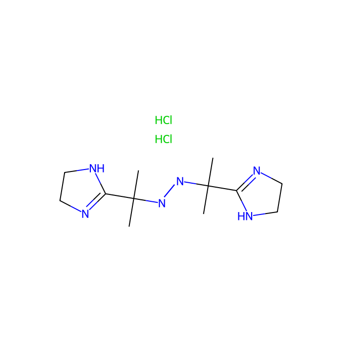 2,2'-偶氮双[2-(2-咪唑啉-2-基)丙烷]二盐酸盐