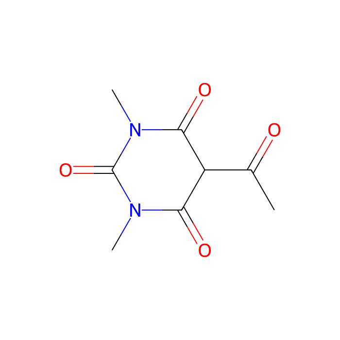 5-乙酰基-1,3-二甲基巴比妥酸