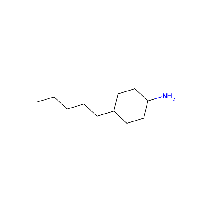 4-戊基环己胺 (顺反异构混合物)