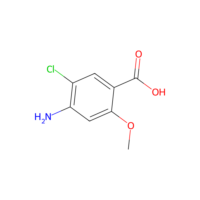 4-氨基-5-氯邻茴香酸