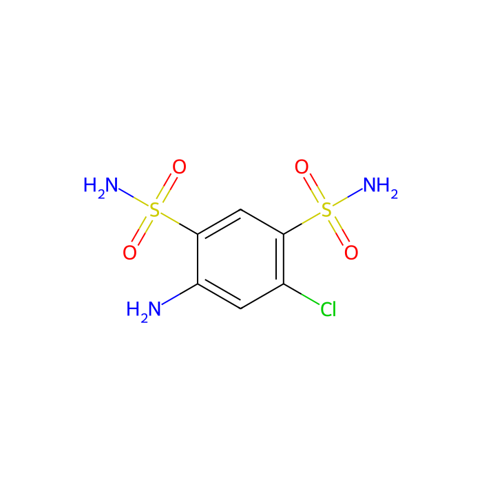 4-氨基-6-氯-1,3-苯二磺酰胺