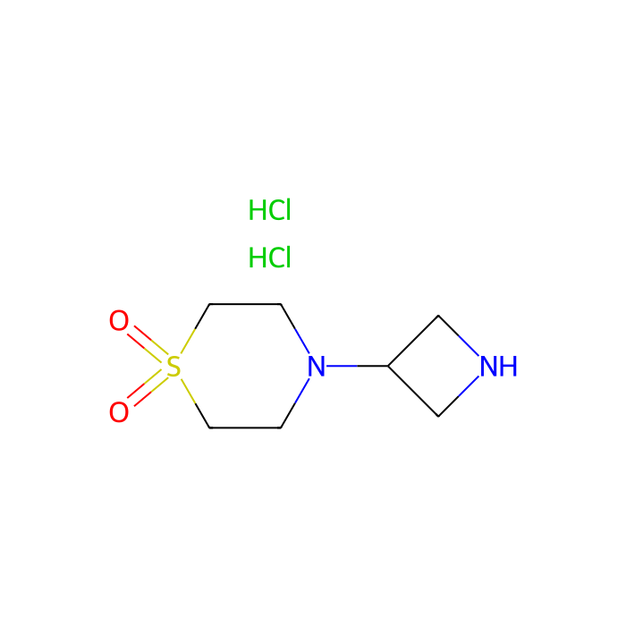 4-氮杂环丁烷-3-基-硫代吗啉-1,1-二氧化物二盐酸盐