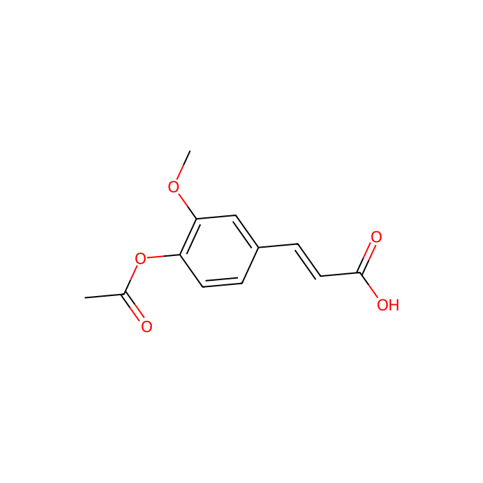 4-乙酰-3-甲氧基肉桂酸