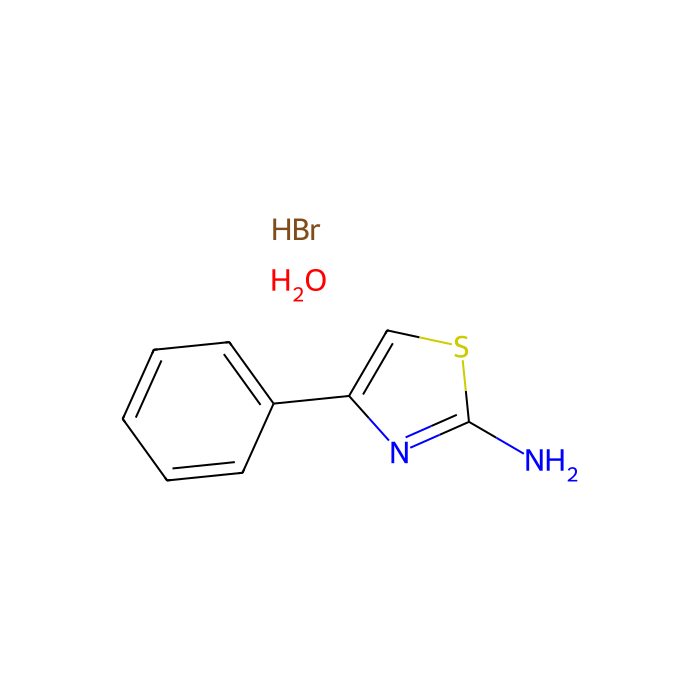 2-氨基-4-苯基噻唑 氢溴酸盐 一水合物
