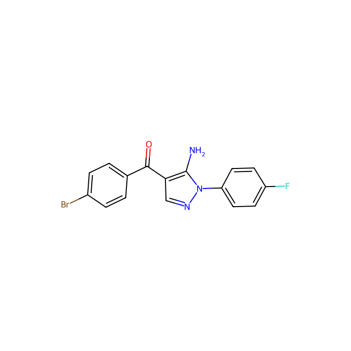 (5-氨基-1-(4-氟苯酚)-1H-吡唑-4-基)(4-溴代苯基)甲酮