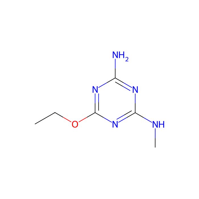 2-氨基-4-乙氧基-6-甲胺基-1,3,5-三嗪