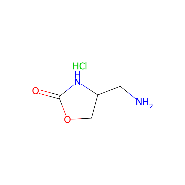 4-(氨基甲基)-1,3-恶唑烷丁-2-酮盐酸盐