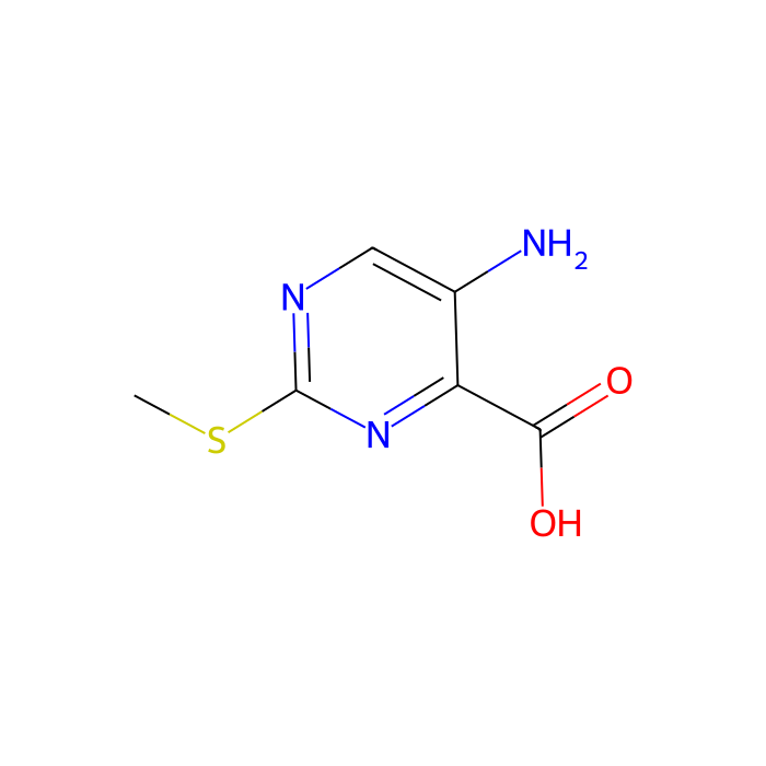 5-氨基-2-(甲硫基)嘧啶-4-羧酸