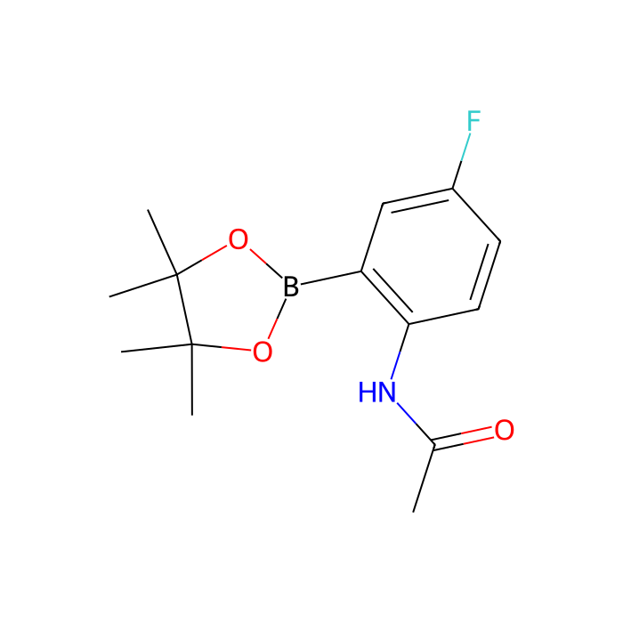 2-乙酰胺基-5-氟苯基硼酸,频哪醇酯