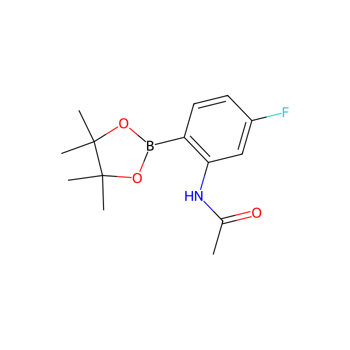2-乙酰氨基-4-氟苯基硼酸,频哪醇酯