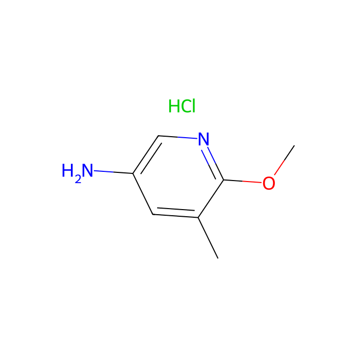 5-氨基-2-甲氧基-3-甲基吡啶盐酸盐