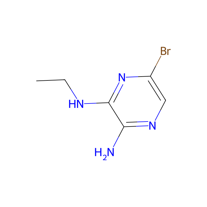 2-氨基-5-溴-3-(乙基氨基)吡嗪