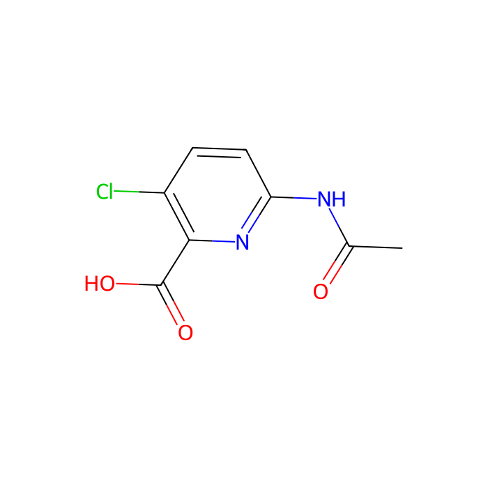 6-乙酰氨基-3-氯吡啶甲酸