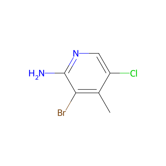 2-氨基-3-溴-5-氯-4-甲基吡啶