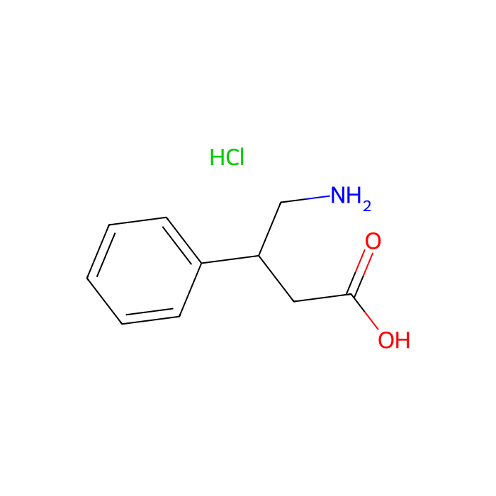 4-氨基-3-苯基丁酸 盐酸盐