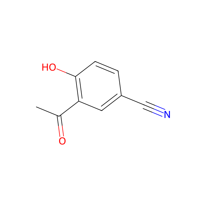 2-乙酰基-4-氰基苯酚