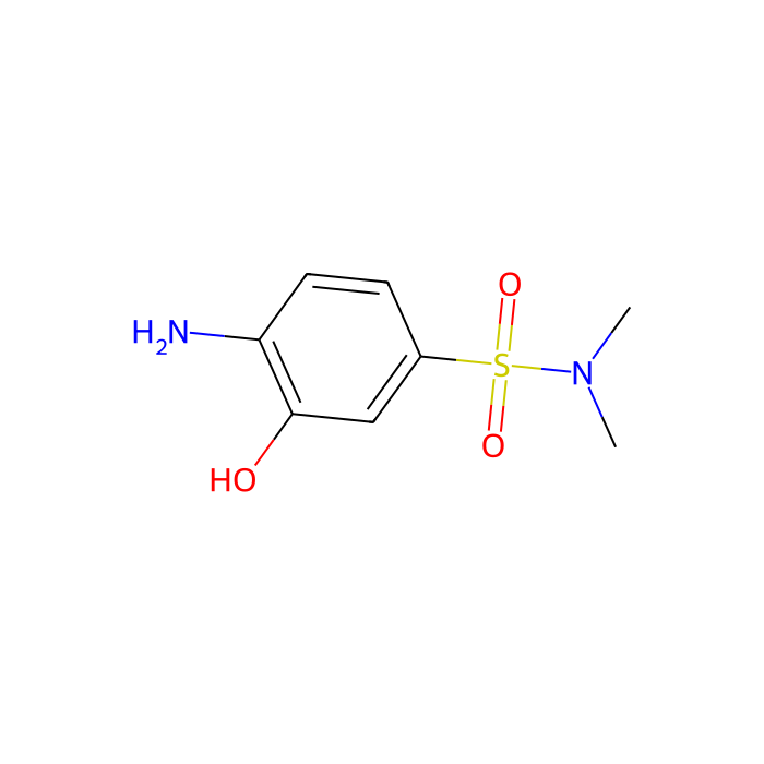 2-氨基苯酚-5-(N,N-二甲基)磺酰胺