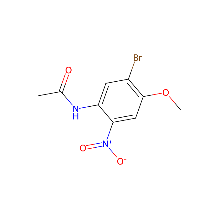 4-乙酰氨基-2-溴-5-硝基苯甲醚