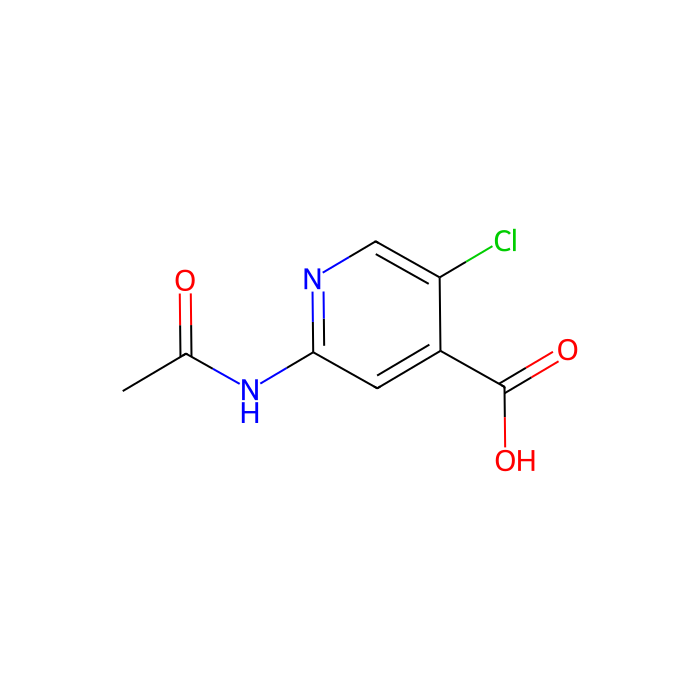 2-乙酰氨基-5-氯异烟酸