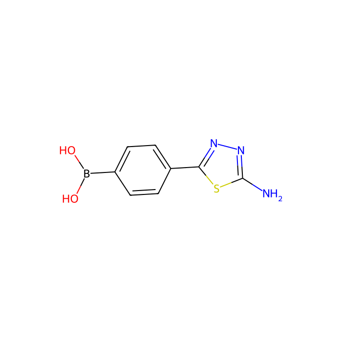 4-(5-氨基-1,3,4-噻二唑-2-基)苯基硼酸(含数量不等的酸酐)