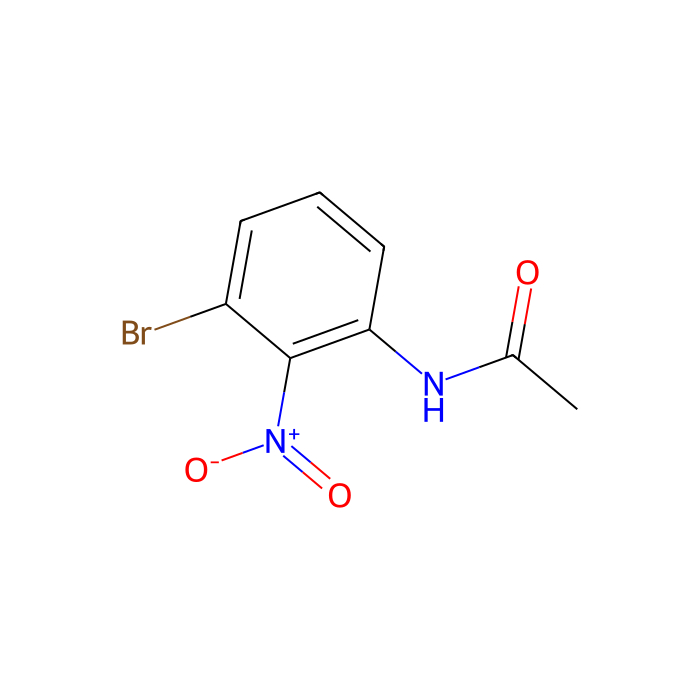 3-乙酰氨基-1-溴-2-硝基苯