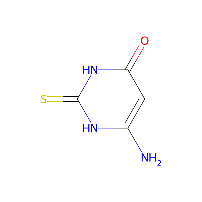 6-氨基-2-巯基嘧啶-4-醇