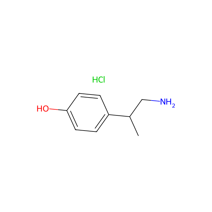 4-(1-氨基丙烷-2-基)苯酚盐酸盐