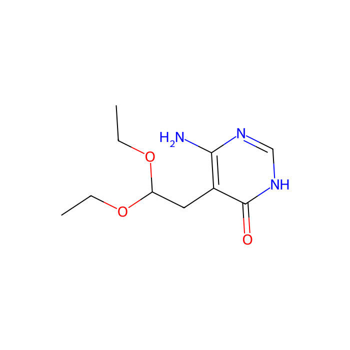 6-氨基-5-(2,2-二乙氧基乙基)-4-羟基嘧啶