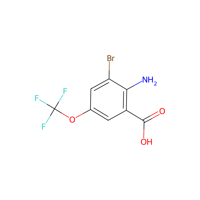2-氨基-3-溴-5-(三氟甲氧基)苯甲酸