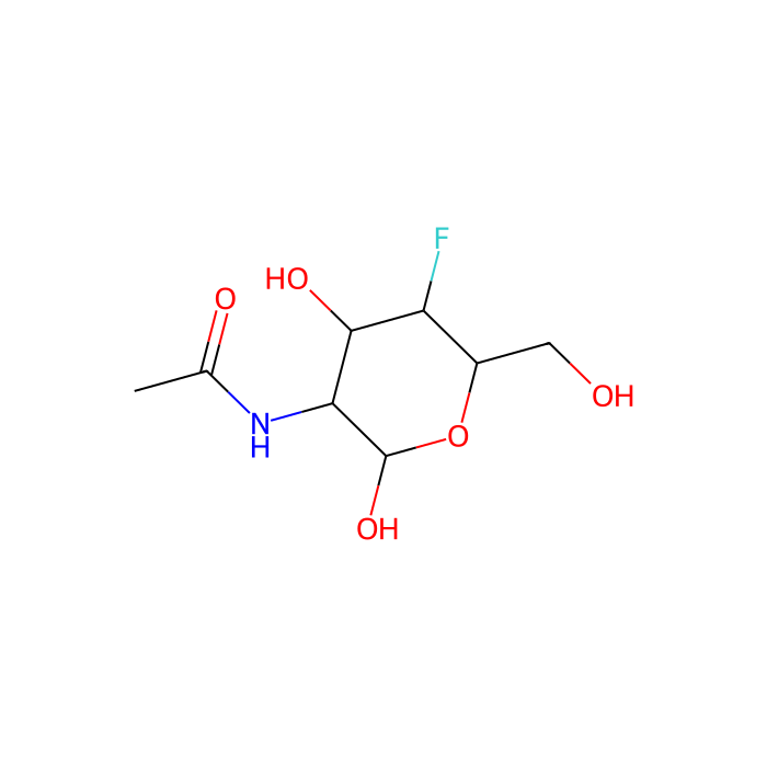 2-乙酰氨基-2,4-二脱氧-4-氟-α-D-吡喃葡萄糖