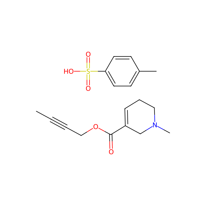 Arecaidine but-2-ynyl ester tosylate