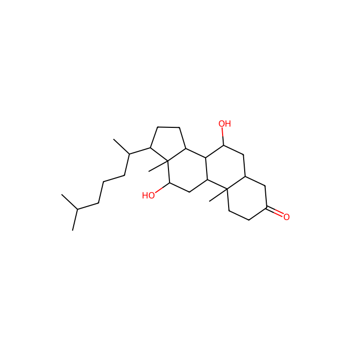 7alpha,12alpha-二羟基-5beta-胆甾烷-3-酮