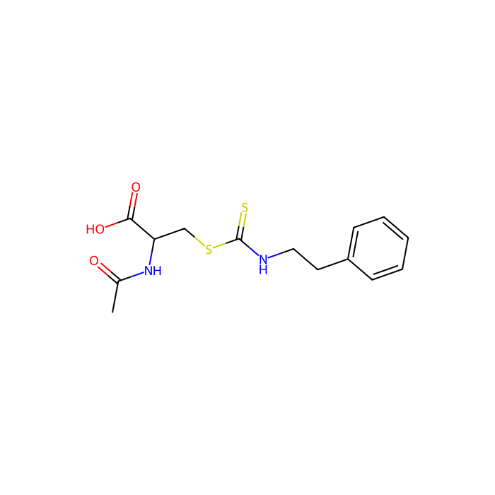 PEITC-NAC的N-乙酰基-S-（N'-苯乙基硫代氨基甲酰基）-L-半胱氨酸