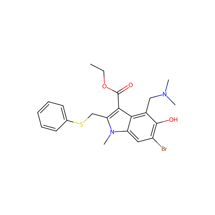阿比朵尔, 血凝素阴性调节剂