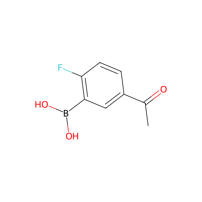 5-乙酰基-2-氟苯硼酸（含不等量酸酐）